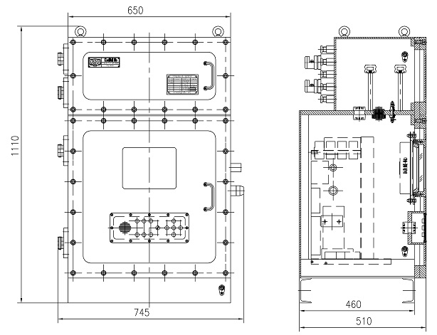 1140V防爆控制箱結構